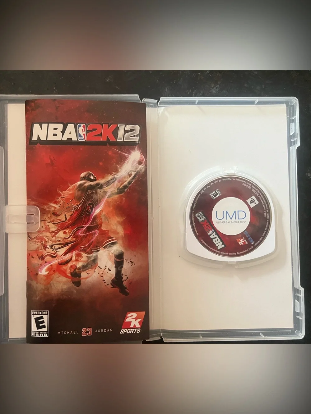 NBA 2K12 (PSP) Michael Jordan - Red Video Game